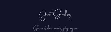 Just Sunday by Dharmas Foundry — Script Handwritten Font — thumbnail 2
