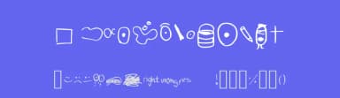 Just symbols and stuff by Nils Stahl — Dingbats Font — thumbnail 3