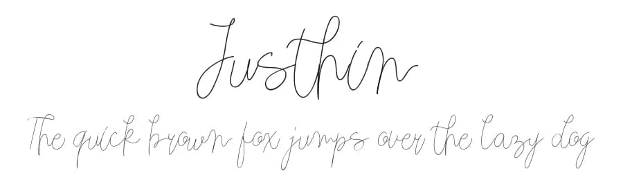 Justhin by StringLabs Creative Studio — Script Handwritten Font
