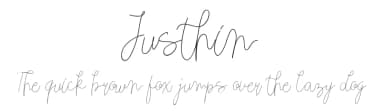 Justhin by StringLabs Creative Studio — Script Handwritten Font — thumbnail 1