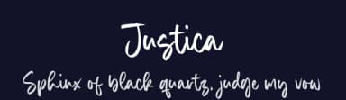 Justica by Timur Type — Script Handwritten Font — thumbnail 2