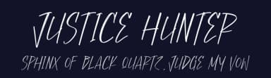Justice Hunter by Perspectype Studio - Letterena.com — Script Handwritten Font — thumbnail 2