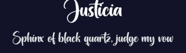 Justicia by Cat.B — Script Handwritten Font — thumbnail 2