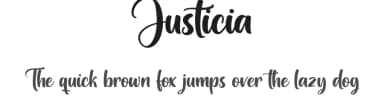 Justicia by Cat.B — Script Handwritten Font — thumbnail 1