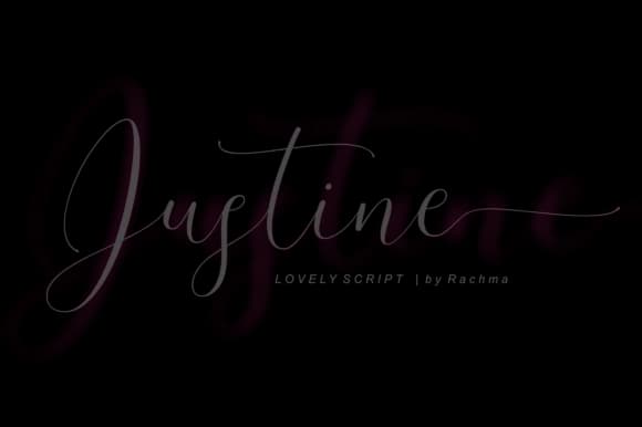 Justine Font by BONJOURTYPE — Script Handwritten Font