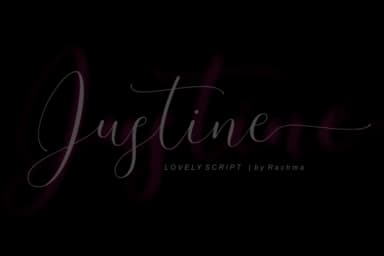 Justine Font by BONJOURTYPE — Script Handwritten Font — thumbnail 1