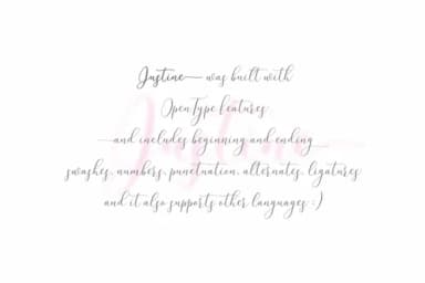 Justine Font by BONJOURTYPE — Script Handwritten Font — thumbnail 2
