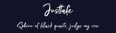 Justtafe by Weape Studio — Script Handwritten Font — thumbnail 2