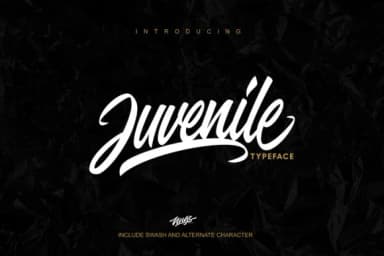 Juvenile Font by Andrie Nugrie — Script Handwritten Font — thumbnail 1