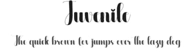 Juvenile by Scratchones — Script Handwritten Font — thumbnail 1