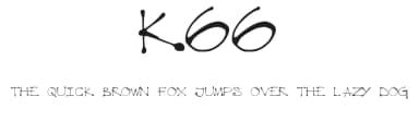 K66 by K66 Type — Script Handwritten Font — thumbnail 1