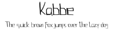 Kabbe by Botond Bokor — Script Handwritten Font — thumbnail 1