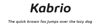 Kabrio by Zetafonts — Sans Serif Font — thumbnail 1