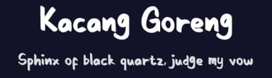 Kacang Goreng by Tigadestd — Script Handwritten Font — thumbnail 2