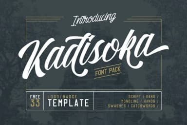 Kadisoka Font by letterhend — Script Handwritten Font — thumbnail 1