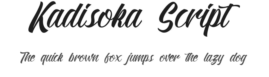 Kadisoka Script by Letterhend Studio — Script Handwritten Font