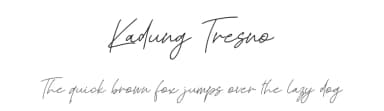 Kadung Tresno by Zuzulgo Studio — Script Handwritten Font — thumbnail 1