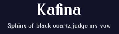 Kafina by Din Studio — Serif Font — thumbnail 2