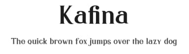 Kafina by Din Studio — Serif Font — thumbnail 1