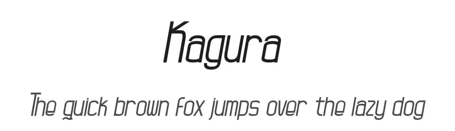 Kagura by Ef Studio — Sans Serif Font