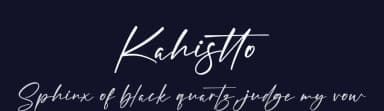 Kahistto by Letterena Studios — Script Handwritten Font — thumbnail 2