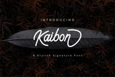 Kaibon Font by nurfdesigns — Script Handwritten Font — thumbnail 1