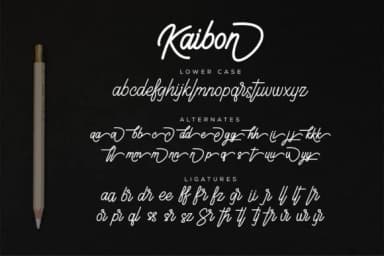 Kaibon Font by nurfdesigns — Script Handwritten Font — thumbnail 6