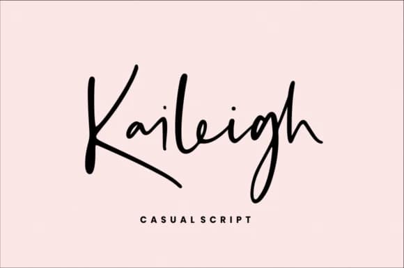 Kaileigh Font by Sronstudio — Script Handwritten Font