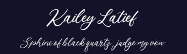 Kailey Latief by Balpirick Studio — Script Handwritten Font — thumbnail 2