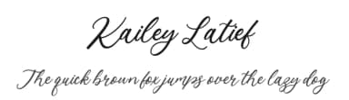 Kailey Latief by Balpirick Studio — Script Handwritten Font — thumbnail 1