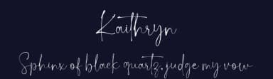Kaithryn by Din Studio — Script Handwritten Font — thumbnail 2