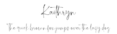 Kaithryn by Din Studio — Script Handwritten Font — thumbnail 1
