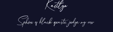 Kaitlyn by Mayofont — Script Handwritten Font — thumbnail 2
