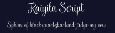 Kaiyila Script by Barland — Script Handwritten Font — thumbnail 2