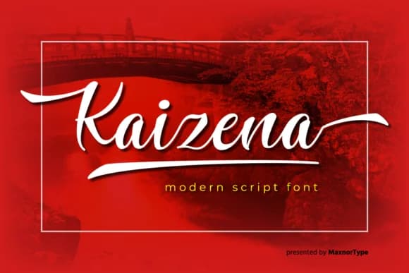 Kaizena Font by MaxnorType — Script Handwritten Font