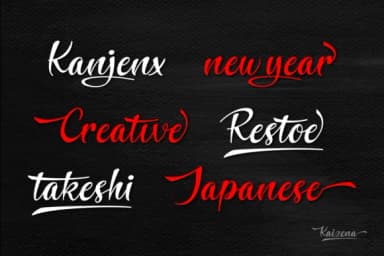 Kaizena Font by MaxnorType — Script Handwritten Font — thumbnail 4