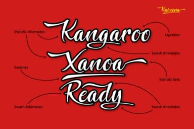 Kaizena Font by MaxnorType — Script Handwritten Font — thumbnail 5