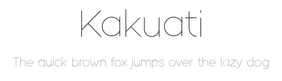 Kakuati by Singpentinkhappy — Sans Serif Font