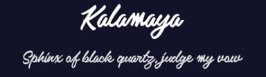 Kalamaya by Lemon Studio Type — Script Handwritten Font — thumbnail 2