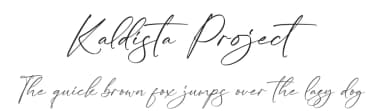 Kaldista Project by Letterena Studios — Script Handwritten Font — thumbnail 1
