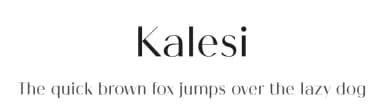 Kalesi by Craft Supply Co. — Sans Serif Font — thumbnail 1