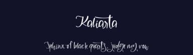 Kaliarta by Mariyana — Script Handwritten Font — thumbnail 2