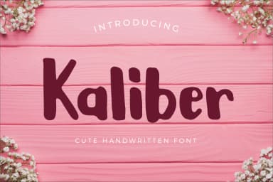 Kaliber Font by Debut Studio — Script Handwritten Font — thumbnail 1
