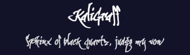 KaliGraff by JOEBOB graphics — Script Handwritten Font — thumbnail 2