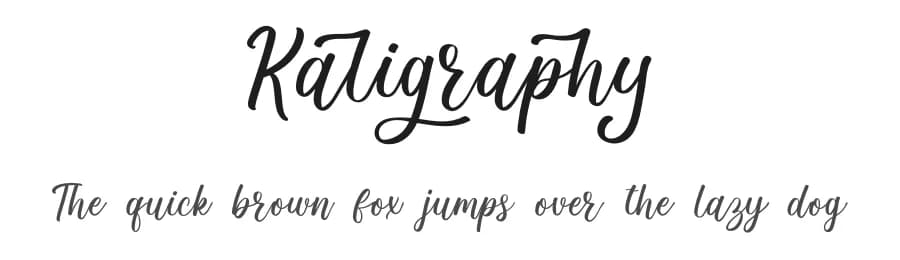 Kaligraphy by Bluestype Studio — Script Handwritten Font