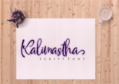 Kalimastha Font by Lettercorner Studio — Script Handwritten Font — thumbnail 1