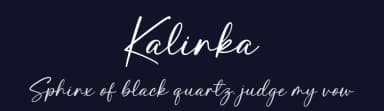 Kalinka by Ramli Setiadi — Script Handwritten Font — thumbnail 2