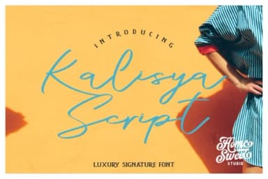 Kalisya Script Font by Home Sweet — Script Handwritten Font — thumbnail 5