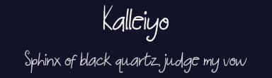 Kalleiyo by Denny Sutanto — Script Handwritten Font — thumbnail 2