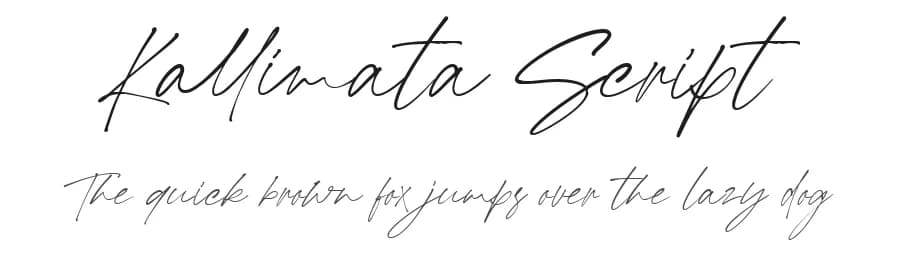 Kallimata Script by Ardyana Types — Script Handwritten Font — preview 1